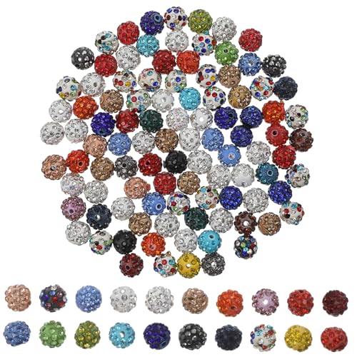 Angoily 100 Stück Shambhala-Perlen facettiert Weiß flache runde lose Perlen funkelnd Halskette machen mit Basteln Sie lose Perlen Armbandperlen Schmuckzubehör dekorative Perlen Polymer-Ton Angoily 100 Stück Shambhala-Perlen facettiert Weiß flache runde lose Perlen funkelnd Halskette machen mit Basteln Sie lose Perlen Armbandperlen Schmuckzubehör dekorative Perlen Polymer-Ton von Angoily