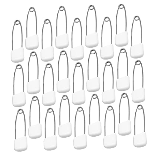 Angoily 100 Stück Sicherheitsnadeln für Große Kunststoff Diaper Pins Vielseitige Verwendung für Windeln Decken und mit Sicherem Verschluss und Einstellbarem Design Angoily 100 Stück Sicherheitsnadeln für Große Kunststoff Diaper Pins Vielseitige Verwendung für Windeln Decken und mit Sicherem Verschluss und Einstellbarem Design von Angoily