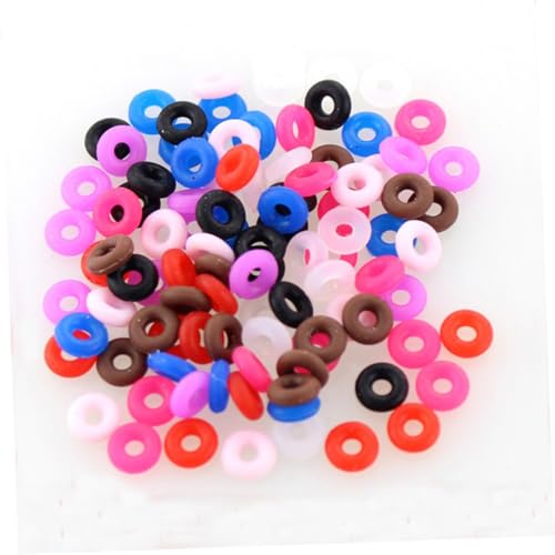 Angoily 100 Stück Stopper Ringe aus Gummi für Schmuckherstellung Rutschfeste Armband Stopper Perlen Vielseitige Diy Schmuck Zubehör für Armbänder und Bastelprojekte Farben Angoily 100 Stück Stopper Ringe aus Gummi für Schmuckherstellung Rutschfeste Armband Stopper Perlen Vielseitige Diy Schmuck Zubehör für Armbänder und Bastelprojekte Farben von Angoily