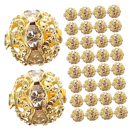 Angoily 100 Stück Strass Spacer Perlen Rondelle Glänzende Schmuckperlen für DIY Armbänder Halsketten Anhänger Vielseitige Bastelperlen für Schmuckherstellung und Accessoires Angoily 100 Stück Strass Spacer Perlen Rondelle Glänzende Schmuckperlen für DIY Armbänder Halsketten Anhänger Vielseitige Bastelperlen für Schmuckherstellung und Accessoires von Angoily