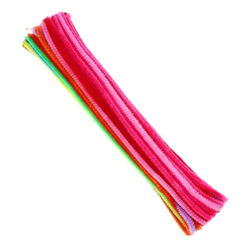 Angoily 100 Stück Teiliges Chenille Stiele Bunte Biegeplüschstäbe Handgemachte DIY Bastelmaterialien Kreative Handwerksstäbe für Dekorationen und Familienspaß Angoily 100 Stück Teiliges Chenille Stiele Bunte Biegeplüschstäbe Handgemachte DIY Bastelmaterialien Kreative Handwerksstäbe für Dekorationen und Familienspaß von Angoily