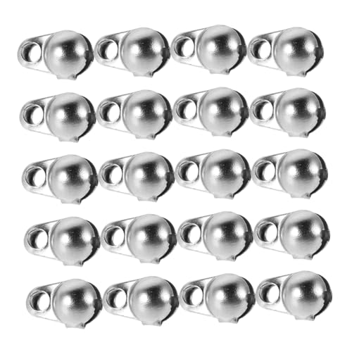 Angoily 100 Stück Teiliges Edelstahl Schmuckverschlüsse für DIY Armbänder und Halsketten Vielseitige Kettenverbinder Schnelle Montage Geeignet für Perlenketten Modisches Design für von Angoily
