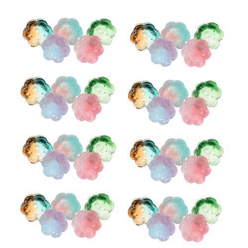 Angoily 100 Stück Teiliges Glasperlen Farbverlaufenden Glockenblumen-motiven Leichte Polierte DIY Schmuckperlen für Armbänder Halsketten Ohrringe Handgefertigte Lilien-charms für Kreative Angoily 100 Stück Teiliges Glasperlen Farbverlaufenden Glockenblumen-motiven Leichte Polierte DIY Schmuckperlen für Armbänder Halsketten Ohrringe Handgefertigte Lilien-charms für Kreative von Angoily