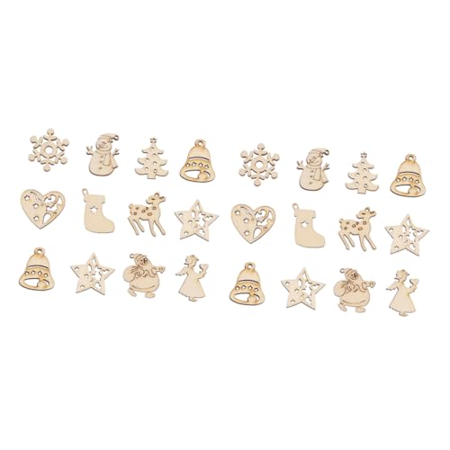 Angoily 100 Stück Teiliges Holzanhänger für Weihnachten Unbemalte DIY Holzstücke in Mix Stil Hochwertige Holzchips für Kreative Bastelarbeiten und Weihnachtsdekoration Angoily 100 Stück Teiliges Holzanhänger für Weihnachten Unbemalte DIY Holzstücke in Mix Stil Hochwertige Holzchips für Kreative Bastelarbeiten und Weihnachtsdekoration von Angoily