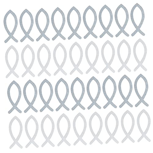 Angoily 100 Stück Teiliges Holzfisch Streudeko Baptism Tischdeko Leichte Holz Fisch Cutouts für Kommunion und Konfirmation Vielseitige Dekoration für Party und Zuhause von Angoily