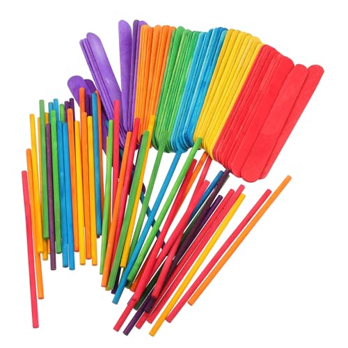 Angoily 100 Stück Teiliges Holzstäbchen Basteln und Eisstäbchen Selber Machen Bunte und Natürliche Eisstiele Langlebig Sicher und Vielseitig für DIY Kinderhandwerk und Partybedarf Angoily 100 Stück Teiliges Holzstäbchen Basteln und Eisstäbchen Selber Machen Bunte und Natürliche Eisstiele Langlebig Sicher und Vielseitig für DIY Kinderhandwerk und Partybedarf von Angoily