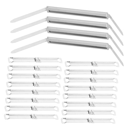 Angoily 100 Stück Teiliges Metall Bindefedern Langlebig Praktische Binder Clips für Büro und Schule zum Organisieren und Heften von Dokumenten Notizbüchern und Losen Blättern Angoily 100 Stück Teiliges Metall Bindefedern Langlebig Praktische Binder Clips für Büro und Schule zum Organisieren und Heften von Dokumenten Notizbüchern und Losen Blättern von Angoily