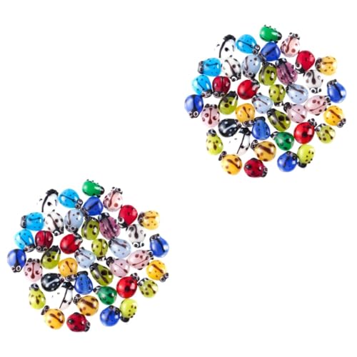 Angoily 100 Stück Teiliges Perlen Handgefertigte Glasperlen Bunte Schmuckperlen für DIY Armbänder Festival Dekoration Kreative Bastelperlen für Schmuckherstellung Angoily 100 Stück Teiliges Perlen Handgefertigte Glasperlen Bunte Schmuckperlen für DIY Armbänder Festival Dekoration Kreative Bastelperlen für Schmuckherstellung von Angoily