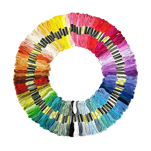 Angoily 100 Stück Teiliges Stickgarn mit Farben Ökologische Baumwollfäden Vielseitig Langlebig und Flexibel für Kreuzstich Handstickerei Anfänger und Kreative Diy Projekte Angoily 100 Stück Teiliges Stickgarn mit Farben Ökologische Baumwollfäden Vielseitig Langlebig und Flexibel für Kreuzstich Handstickerei Anfänger und Kreative Diy Projekte von Angoily