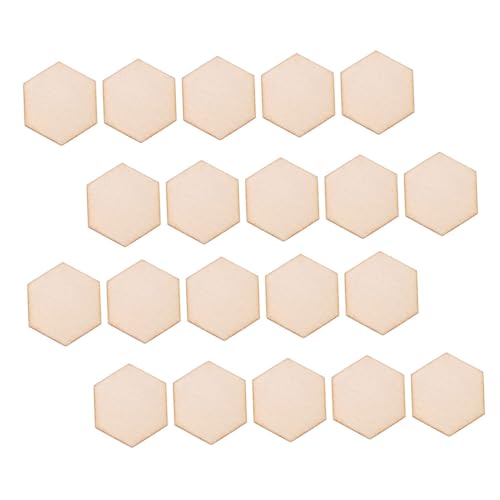 Angoily 100 Stück Unvollendete Sechseckige Holzscheiben Diy Holz Stücke für Bastelprojekte Blanko Holzscheiben für Handarbeiten und Dekorationen Angoily 100 Stück Unvollendete Sechseckige Holzscheiben Diy Holz Stücke für Bastelprojekte Blanko Holzscheiben für Handarbeiten und Dekorationen von Angoily