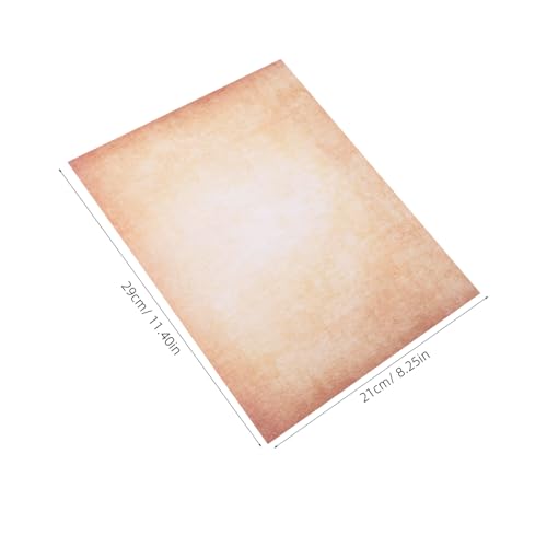 Angoily 100 Stück Vintage Briefpapier Doppelseitig Bedruckbar Retro Schreibpapier für Diy Scrapbooking Journaling Briefeschreiben Robustes Papier mit Nostalgischem Design Angoily 100 Stück Vintage Briefpapier Doppelseitig Bedruckbar Retro Schreibpapier für Diy Scrapbooking Journaling Briefeschreiben Robustes Papier mit Nostalgischem Design von Angoily