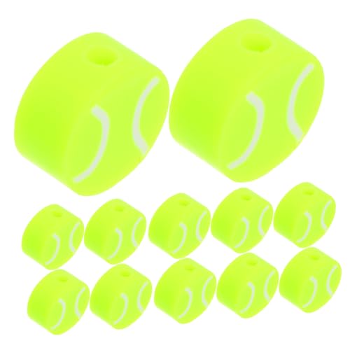 Angoily 100 Stück Weiche Keramikperlen lose Tennisperlen Tonperlen für die Schmuckherstellung kleine Schmuck-Tennisperlen kleine Perlenanhänger dekorative Perlen Polymer-Ton Grün Angoily 100 Stück Weiche Keramikperlen lose Tennisperlen Tonperlen für die Schmuckherstellung kleine Schmuck-Tennisperlen kleine Perlenanhänger dekorative Perlen Polymer-Ton Grün von Angoily