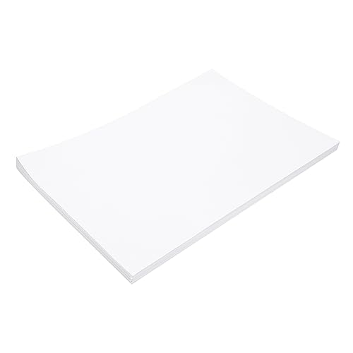 Angoily 100 Stück Weißes Kartonpapier für Faltpapier Basteln und Drucken M² für Diy Projekte Scrapbooking und Schularbeiten von Angoily