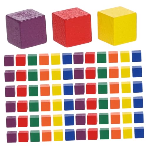 Angoily 100 Stück farbige Bausteine Mini Würfel bunt Ziegelsteine für Gebäude Bausteine Spielzeugbausteine quadratische Blöcke bausteine Hölzern Angoily 100 Stück farbige Bausteine Mini Würfel bunt Ziegelsteine für Gebäude Bausteine Spielzeugbausteine quadratische Blöcke bausteine Hölzern von Angoily