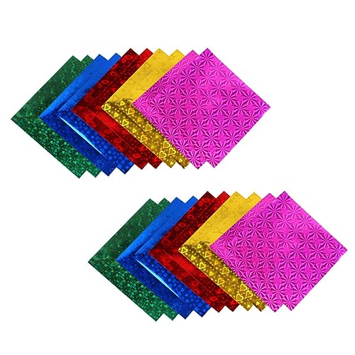 Angoily 100 Stück -origami Pastellpapier Goldenes Origami-papier Kind Basteln Farbig Klapppapier Bastelfaltpapier Papierherstellung Selber Machen Origami Aus Papier Falten von Angoily