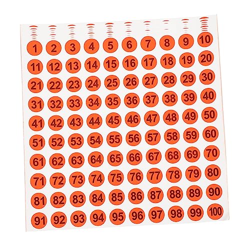 Angoily 100 Stück selbstklebendes Etikett Aufkleber mit runden Zahlen Etiketten mit fortlaufender Nummer Kreisetiketten Zahlenetiketten Aufkleber Nummer einfügen PVC Black Angoily 100 Stück selbstklebendes Etikett Aufkleber mit runden Zahlen Etiketten mit fortlaufender Nummer Kreisetiketten Zahlenetiketten Aufkleber Nummer einfügen PVC Black von Angoily