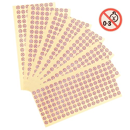 Angoily 1000 Stck. -verbotene Etiketten Kühlschrankaufkleber Babys sicherheitsleine für Nicht erlaubter Babyaufkleber Etikettenaufkleber für Wasserflasche Angoily 1000 Stck. -verbotene Etiketten Kühlschrankaufkleber Babys sicherheitsleine für Nicht erlaubter Babyaufkleber Etikettenaufkleber für Wasserflasche von Angoily