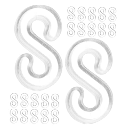 Angoily 1000 Stück Gummiband-S-Schnalle Gummibänder DIY Armband Werkzeug Kunststoff-Verbindungsstücke für Clips Verschlüsse Werkzeug zur Herstellung von Armbändern Plastik Transparent Angoily 1000 Stück Gummiband-S-Schnalle Gummibänder DIY Armband Werkzeug Kunststoff-Verbindungsstücke für Clips Verschlüsse Werkzeug zur Herstellung von Armbändern Plastik Transparent von Angoily