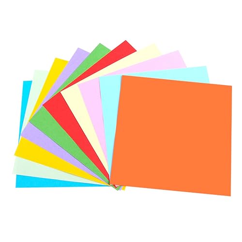 Angoily 1000 Stück Origami Papier Farben Quadratisches Faltpapier für Diy Bastelprojekte Umweltfreundliches Bastelpapier für Erwachsene für Kreative Handarbeiten von Angoily