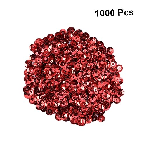 Angoily 1000 Stück Pailletten Zum Basteln Rot Mindest Bunte Pailletten Strasssteine Perlen-kit Stich Schneiderei Handwerk Pailletten Glänzend Kunststeine Perlen Für Schmuckhersteller Nähen Angoily 1000 Stück Pailletten Zum Basteln Rot Mindest Bunte Pailletten Strasssteine Perlen-kit Stich Schneiderei Handwerk Pailletten Glänzend Kunststeine Perlen Für Schmuckhersteller Nähen von Angoily