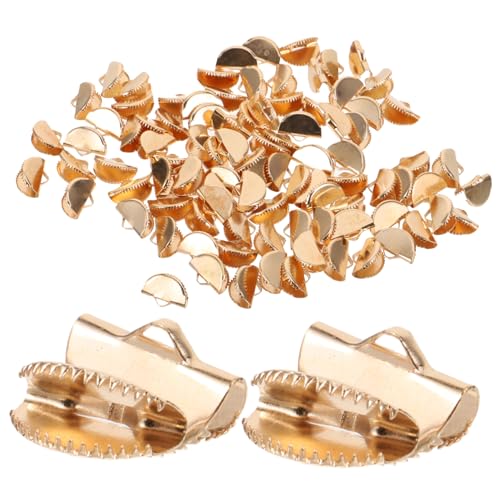 Angoily 1000 Stück Pferdeclip Band-Crimp-Enden Bandendklemme Crimp-Endkappen Schleife praktische Bandendenclips pocket clip schmuckherstellung kabelzange armband zubehör Schnalle Metall Angoily 1000 Stück Pferdeclip Band-Crimp-Enden Bandendklemme Crimp-Endkappen Schleife praktische Bandendenclips pocket clip schmuckherstellung kabelzange armband zubehör Schnalle Metall von Angoily