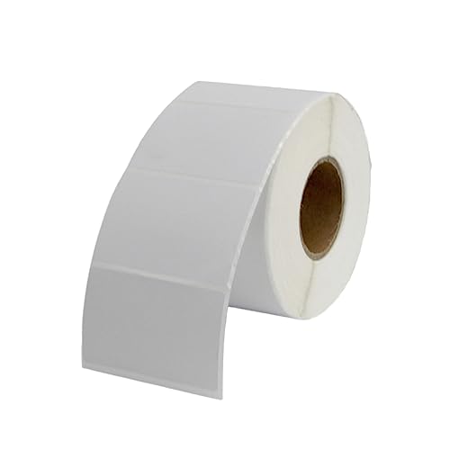 Angoily 1000 Stück Selbstklebende Barcode Etiketten Weiße Leere Druckerlabels für Adress Versand und Cd Beschriftung Thermodruck Technologie Rollverpackung ohne Abfall Angoily 1000 Stück Selbstklebende Barcode Etiketten Weiße Leere Druckerlabels für Adress Versand und Cd Beschriftung Thermodruck Technologie Rollverpackung ohne Abfall von Angoily