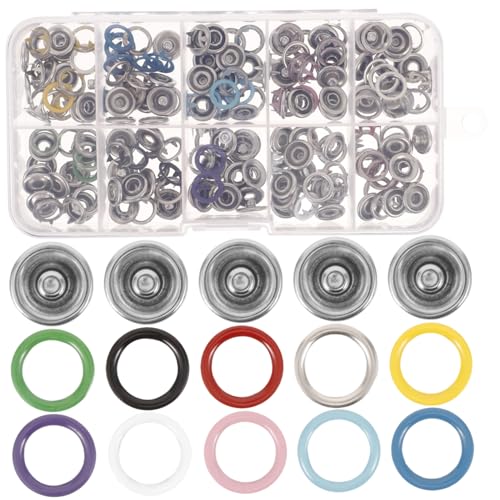 Angoily 100sätze Metall Druckknöpfe Für Kleidung Hemdknöpfe Metalldruckknöpfe Kleiderknöpfe Druckknopfverschluss Ohne Nähen Diy Knöpfe Knopfverschlusswerkzeug Angoily 100sätze Metall Druckknöpfe Für Kleidung Hemdknöpfe Metalldruckknöpfe Kleiderknöpfe Druckknopfverschluss Ohne Nähen Diy Knöpfe Knopfverschlusswerkzeug von Angoily