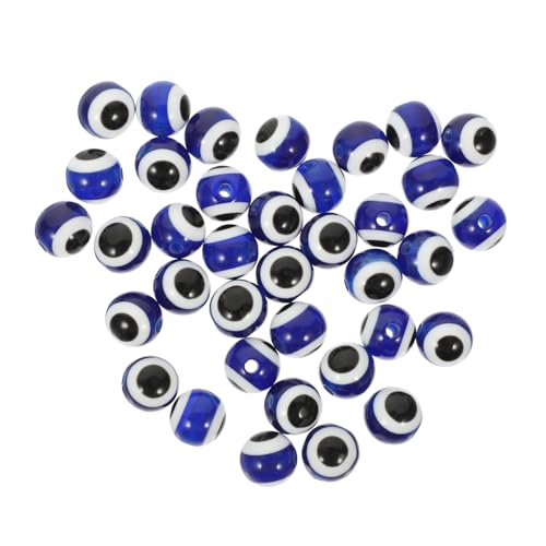 Angoily 100Stücke Evil Eye Perlen Kunststoff DIY Schmuckperlen mit Armbänder und Schlüsselanhänger für Bastelprojekte Angoily 100Stücke Evil Eye Perlen Kunststoff DIY Schmuckperlen mit Armbänder und Schlüsselanhänger für Bastelprojekte von Angoily