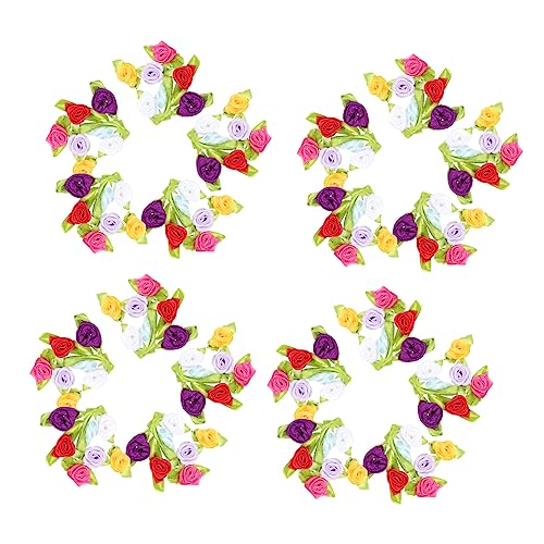 Angoily 100Stücke Kleine Rosen Bandblumen Dekorative Stoffblumen für Kleidung DIY Bastelprojekte und Hochzeitsdekorationen Leicht und Tragbar für und Karten Angoily 100Stücke Kleine Rosen Bandblumen Dekorative Stoffblumen für Kleidung DIY Bastelprojekte und Hochzeitsdekorationen Leicht und Tragbar für und Karten von Angoily