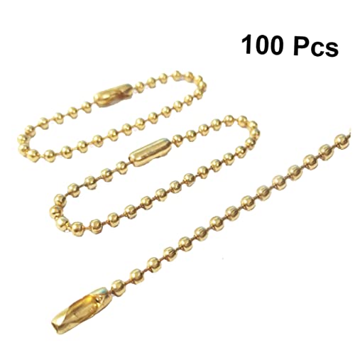 Angoily 100Stücke Metall Schlüsselanhänger Kugelkette mit Verstellbarer für Erkennungsmarken Anhänger und DIY Projekte Angoily 100Stücke Metall Schlüsselanhänger Kugelkette mit Verstellbarer für Erkennungsmarken Anhänger und DIY Projekte von Angoily