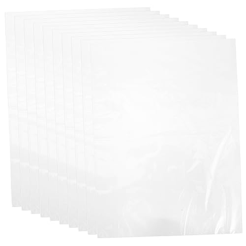 Angoily 100Stücke Transparente Schrumpfverpackungsbeutel für DIY Projekte Lebensmittelschutz und Geschenkverpackungen Hohe Dichtleistung von Angoily