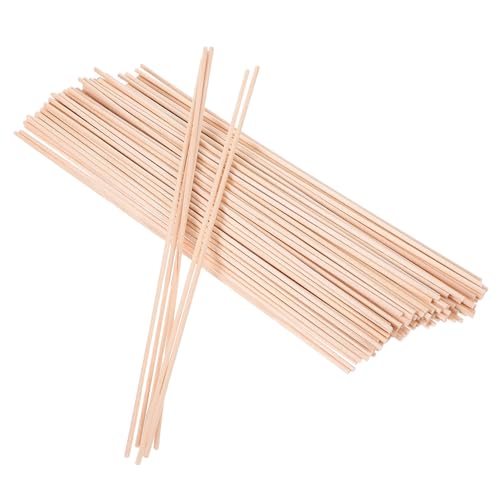 Angoily 100Stücke Unbearbeitete Holz Dübel Stäbe für DIY Bastelmaterialien für Kreative Projekte Basteln Spielzeuggestaltung Angoily 100Stücke Unbearbeitete Holz Dübel Stäbe für DIY Bastelmaterialien für Kreative Projekte Basteln Spielzeuggestaltung von Angoily