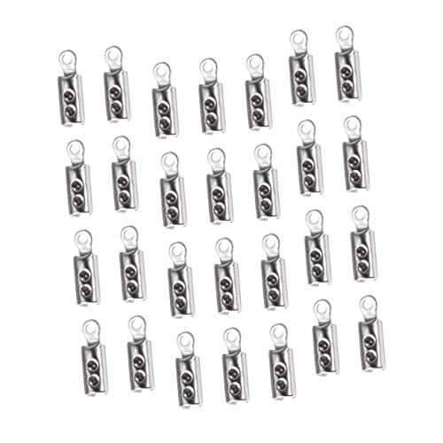 Angoily 100Stücke Verbindungsverschlüsse für DIY Schmuckherstellung Schnallen für Armbänder und Fußkettchen Langlebige Zubehörteile für Projekte von Angoily