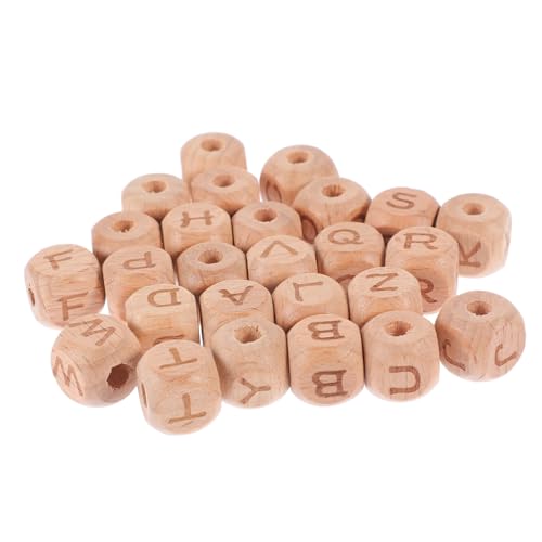 Angoily 104 Stück Buchstabenperlen Brief quadratische Alphabetperlen für Holzperlen basteln armband herstellung kit perlen a-z lose Perlen Buchstaben Perlen runde Alphabetperlen Buche Angoily 104 Stück Buchstabenperlen Brief quadratische Alphabetperlen für Holzperlen basteln armband herstellung kit perlen a-z lose Perlen Buchstaben Perlen runde Alphabetperlen Buche von Angoily