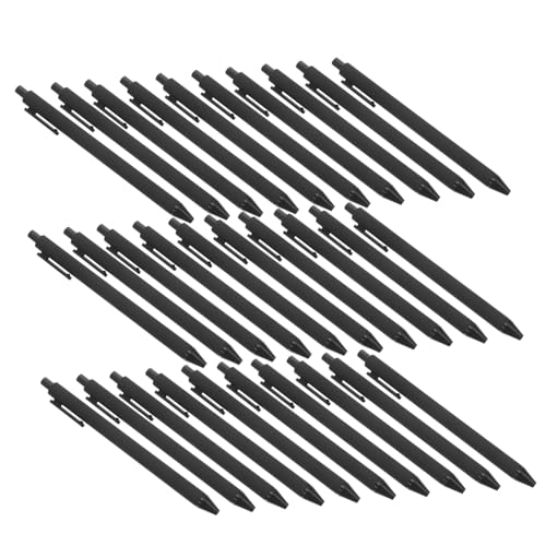 Angoily 108 Stück Metall Kugelschreiber Ballpen Großraummine Kugelschreiber Black von Angoily