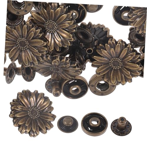 Angoily 10Sätze Retro Druckknopf Zinklegierung mit Basiszubehör für DIY Bastelprojekte Taschenverschluss Bronze für Handwerk und Näharbeiten Angoily 10Sätze Retro Druckknopf Zinklegierung mit Basiszubehör für DIY Bastelprojekte Taschenverschluss Bronze für Handwerk und Näharbeiten von Angoily