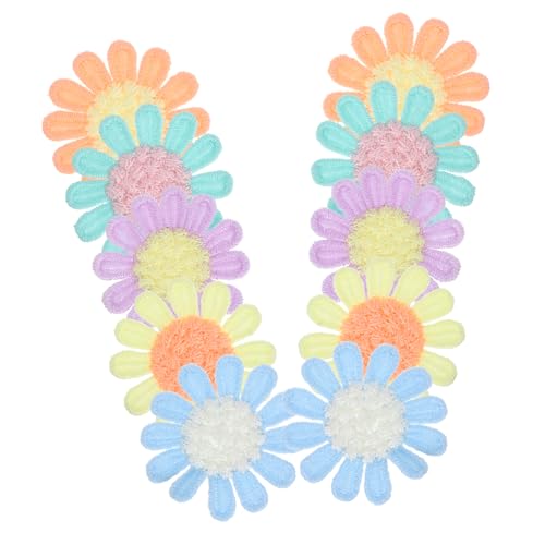 Angoily 10Stücke Aufnäher Applique Patches zum Aufbügeln Dekoration für Kleidung Taschen und Haaraccessoires Hochwertige Stickerei für DIY Projekte Angoily 10Stücke Aufnäher Applique Patches zum Aufbügeln Dekoration für Kleidung Taschen und Haaraccessoires Hochwertige Stickerei für DIY Projekte von Angoily