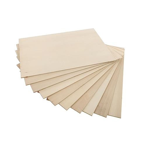 Angoily 10Stücke Hölzerne Leere Basswood Sperrholz für DIY Bastelprojekte Unvollendete Holzscheiben für Pyrografie Malerei und Dekoration Angoily 10Stücke Hölzerne Leere Basswood Sperrholz für DIY Bastelprojekte Unvollendete Holzscheiben für Pyrografie Malerei und Dekoration von Angoily