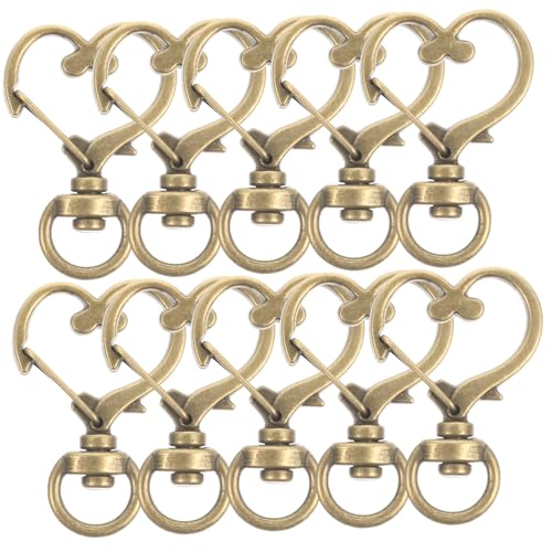 Angoily 10Stücke Karabiner Schlüsselanhänger Clips DIY Schnallen Für Schlüsselketten Zubehör Herzform Antikbronze Für Bastelprojekte Und Schlüsselorganisation Angoily 10Stücke Karabiner Schlüsselanhänger Clips DIY Schnallen Für Schlüsselketten Zubehör Herzform Antikbronze Für Bastelprojekte Und Schlüsselorganisation von Angoily
