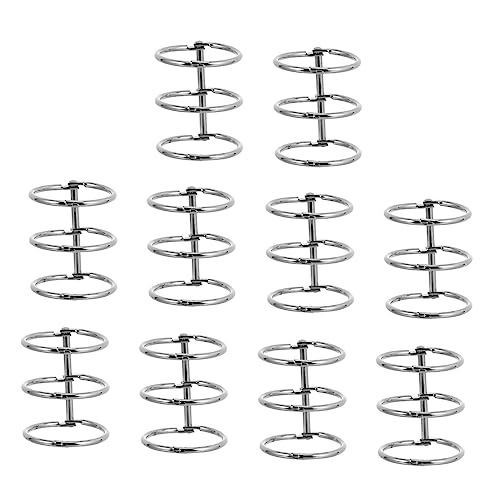 Angoily 10Stücke Loseblatt Notebook Spulen für Schnelles Binden von Blättern für Ordner Schnellhefter und Pinnwände Langlebig und Praktisch Angoily 10Stücke Loseblatt Notebook Spulen für Schnelles Binden von Blättern für Ordner Schnellhefter und Pinnwände Langlebig und Praktisch von Angoily