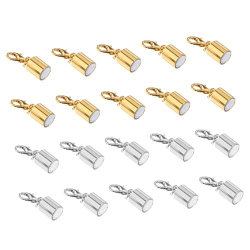 Angoily 10Stücke Magnetische Schmuckverschlüsse für Halsketten und Armbänder Silber Praktische Armbandverlängerer Hochwertigem Metallzubehör für DIY Angoily 10Stücke Magnetische Schmuckverschlüsse für Halsketten und Armbänder Silber Praktische Armbandverlängerer Hochwertigem Metallzubehör für DIY von Angoily