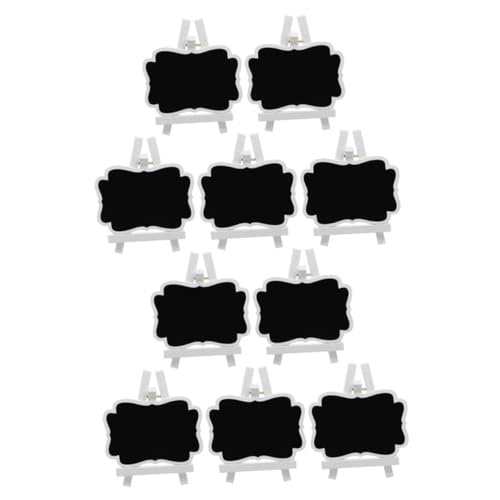 Angoily 10Stücke Mini Staffelei Schilder Holz Kreidetafeln Für Tischaufsteller Kleine Kreidetafeln Für Buffet Catering Hochzeiten Und Partys Vielseitige Lebensmittel Tags von Angoily