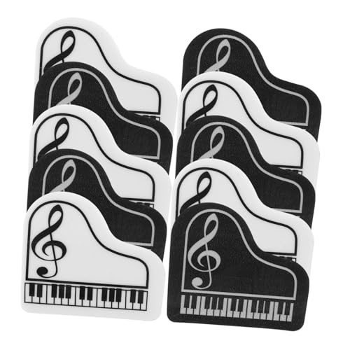 Angoily 10Stücke Multifunktions Radiergummis Klavierform und Sichere Radiergummis für Schule Büro und Kreative Designs Leicht und Tragbar von Angoily