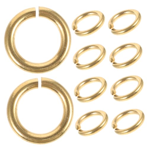 Angoily 10Stücke Offene Biegeringe für DIY Schmuckherstellung Hochwertige Spaltringe für Armbänder und Bastelprojekte von Angoily