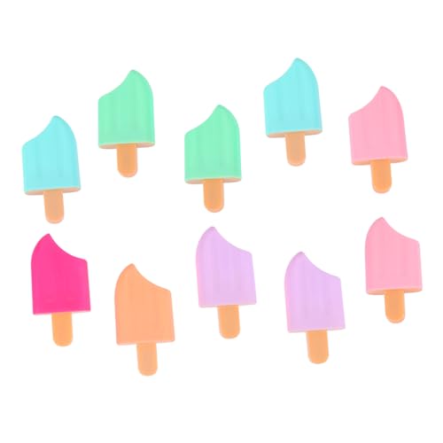 Angoily 10Stücke Popsicle Textmarker Leuchtstifte für Schulbedarf und Büro Kreative Marker Zufälligen für Notizen Journaling und von Angoily