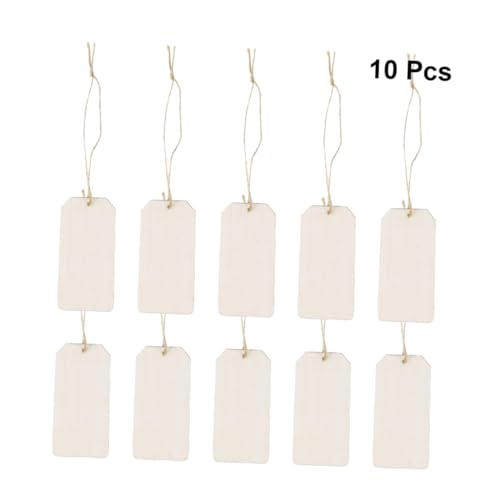 Angoily 10Stücke Rechteckige Holz Tags Für Dekoration Leere Holz Etiketten Mit Schnur Hochzeiten Scrapbooking Bastelprojekte Und Beschriftungen Angoily 10Stücke Rechteckige Holz Tags Für Dekoration Leere Holz Etiketten Mit Schnur Hochzeiten Scrapbooking Bastelprojekte Und Beschriftungen von Angoily