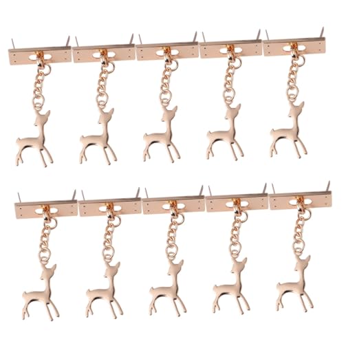 Angoily 10Stücke Teiliges Dekorative Schnallen Kleine Hirschbeutel Schnallen für DIY Taschenzubehör Handgefertigtes Beutelmaterial für Geldbörsen und Handtaschen Angoily 10Stücke Teiliges Dekorative Schnallen Kleine Hirschbeutel Schnallen für DIY Taschenzubehör Handgefertigtes Beutelmaterial für Geldbörsen und Handtaschen von Angoily