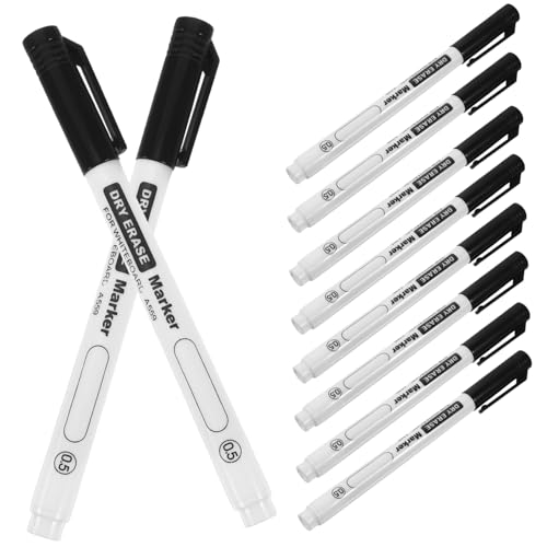 Angoily 10Stücke Teiliges Feiner Whiteboard Marker für Lehrer Abwischbare Markierstifte für Schule Büro und Kreative Projekte für Glatte Oberflächen Angoily 10Stücke Teiliges Feiner Whiteboard Marker für Lehrer Abwischbare Markierstifte für Schule Büro und Kreative Projekte für Glatte Oberflächen von Angoily