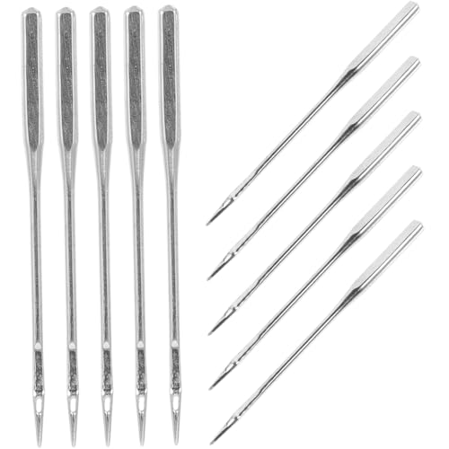 Angoily 10Stücke Teiliges Nähmaschinennadeln für Stoffarten Multifunktionale Nähnadeln Robustes Nähzubehör für DIY Handarbeiten und Heimprojekte Kompatibel mit Gängigen von Angoily