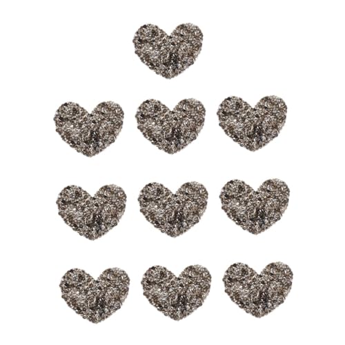 Angoily 10Stücke Teiliges Strass Patch Herzform Glitzernde Applikationen für Kleidung Aufnäher zum Aufbügeln für DIY Projekte zum Verstecken von Schäden Angoily 10Stücke Teiliges Strass Patch Herzform Glitzernde Applikationen für Kleidung Aufnäher zum Aufbügeln für DIY Projekte zum Verstecken von Schäden von Angoily